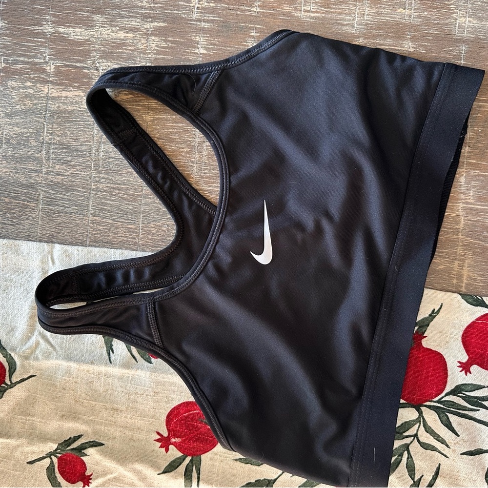 Nike Women's Black and White Sports Bra